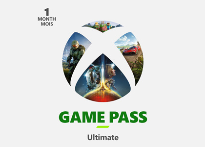 MEMORY-1 Month Xbox Game Pass Ultimate 22.99 CAD