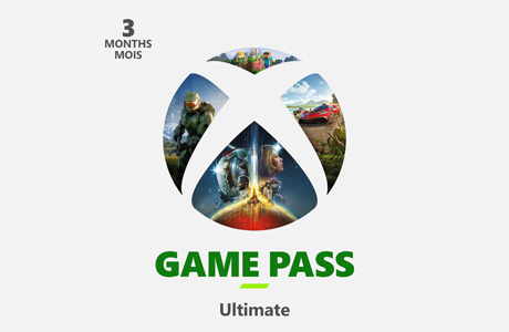 MEMORY-3 Month Xbox Game Pass Ultimate 68.99 CAD